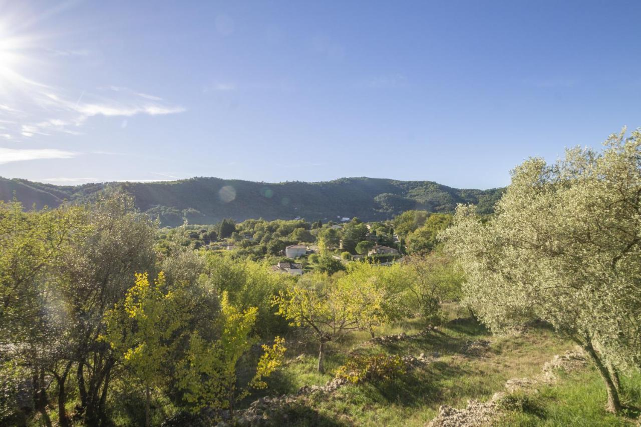 La Maison Des Chataigniers Meyrannes Екстер'єр фото