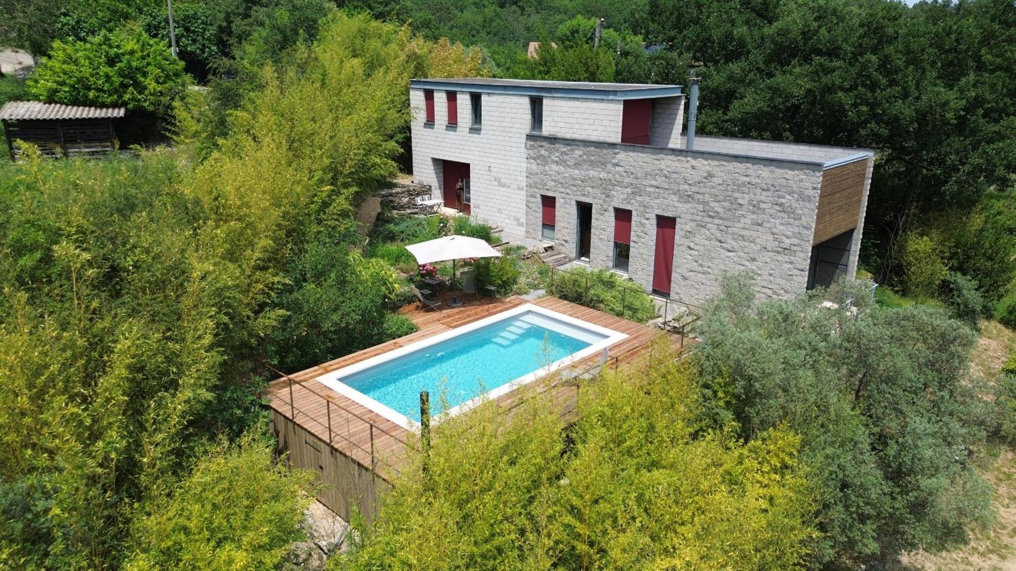 La Maison Des Chataigniers Meyrannes Екстер'єр фото