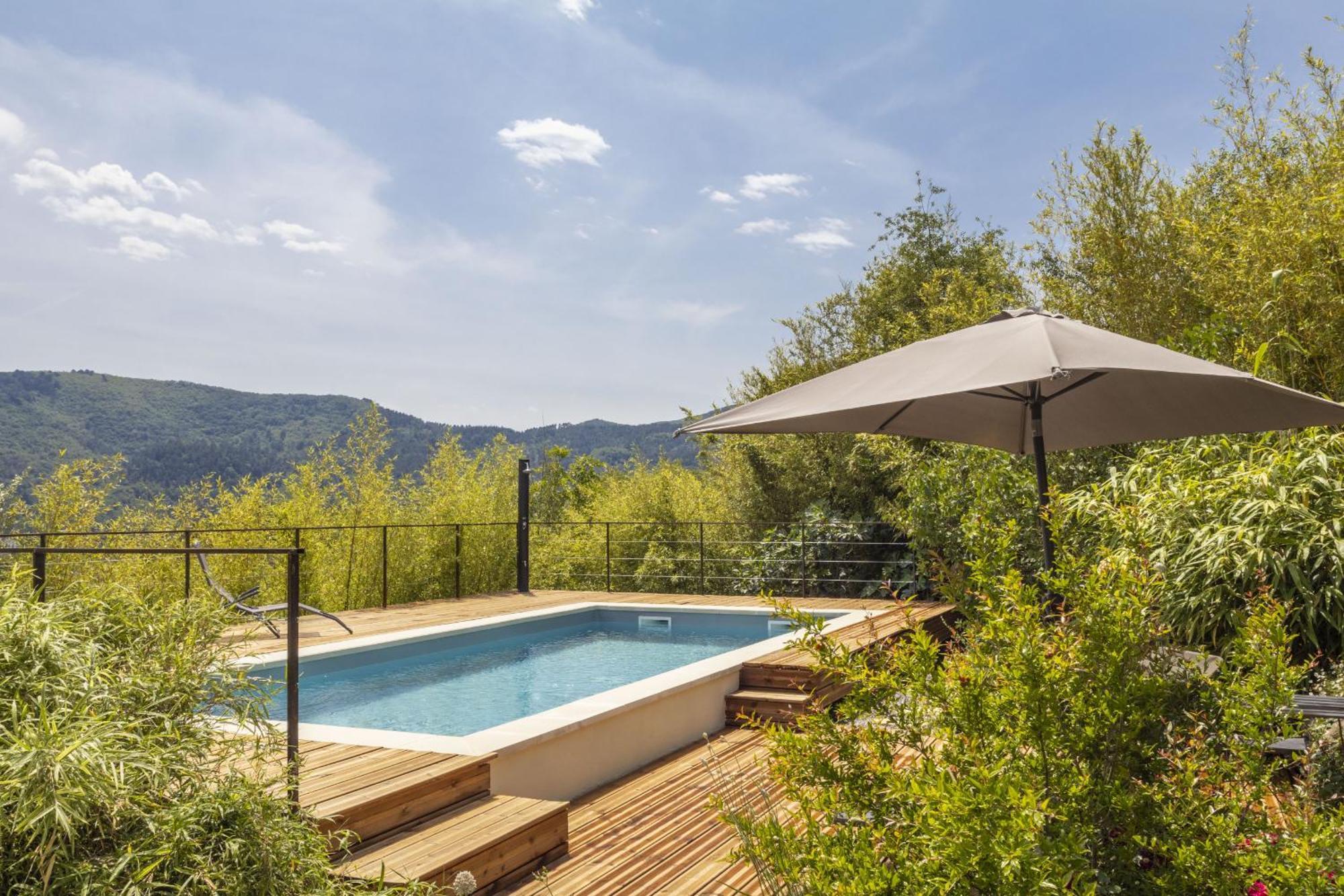 La Maison Des Chataigniers Meyrannes Екстер'єр фото